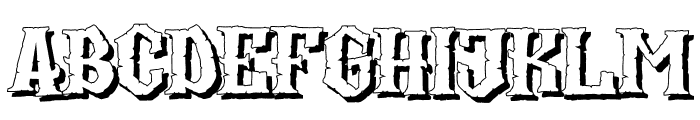 Darkstein-Shadow Font UPPERCASE