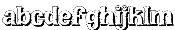 Darkstein-Shadow Font LOWERCASE