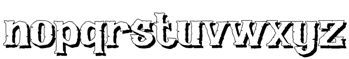 Darkstein-Shadow Font LOWERCASE