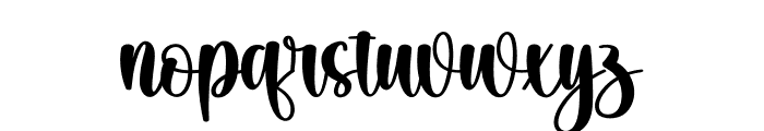 Darling Birthday Font LOWERCASE