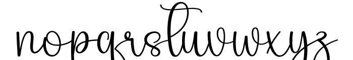 Darling Happy Font LOWERCASE