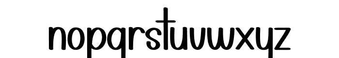 Darling Monday Font LOWERCASE