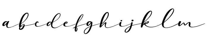 Darling Script Font LOWERCASE