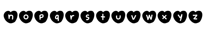 Darling heart Font LOWERCASE