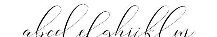 DarlingScript-Regular Font LOWERCASE