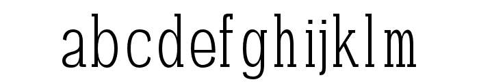 Darrion-Regular Font LOWERCASE