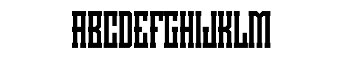 Dartbox Effect SVG Font UPPERCASE