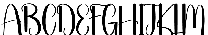 Daschund Font UPPERCASE