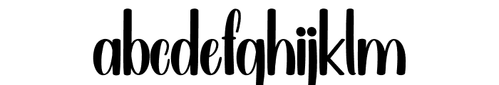 Daschund Font LOWERCASE