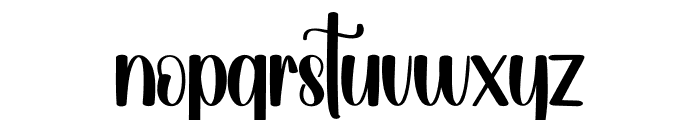 Daschund Font LOWERCASE