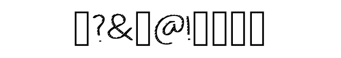 Dash Lines Font Regular Font OTHER CHARS