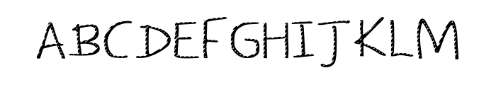 Dash Lines Font Regular Font LOWERCASE