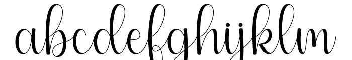 Dashy Font LOWERCASE