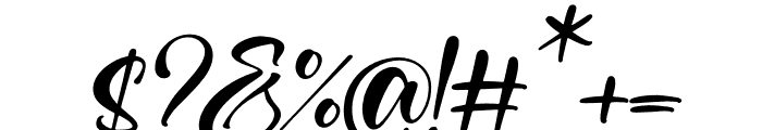 Dasmeeta Salmah Italic Font OTHER CHARS