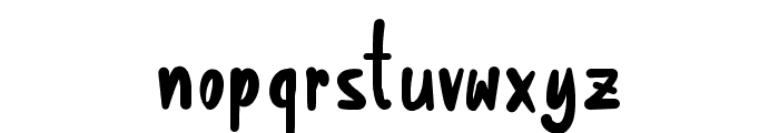 Dastich Font LOWERCASE