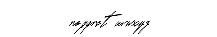 Datfunk-Regular Font LOWERCASE