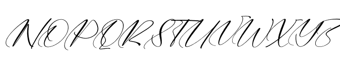Dathian Mantika Italic Font UPPERCASE