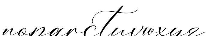 Dathian Mantika Italic Font LOWERCASE