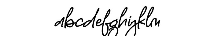 Datians & Angela Italic Font LOWERCASE