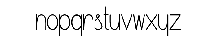 Datura Font LOWERCASE