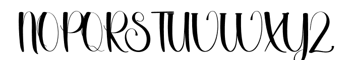 Daubba Font UPPERCASE