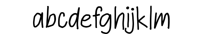 Daughter Hand Font LOWERCASE