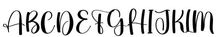 Daugther Font UPPERCASE