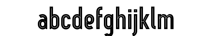 DavishBoldInline-Regular Font LOWERCASE