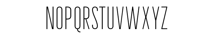 DavishThin-Regular Font UPPERCASE
