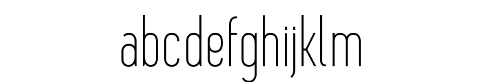 DavishThin-Regular Font LOWERCASE