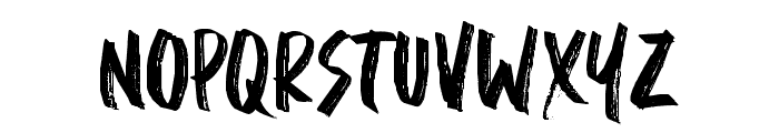 DavitonBrush Font UPPERCASE