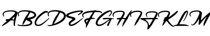 Daxar Signature Bold Font UPPERCASE
