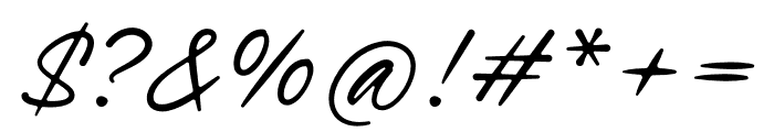 Daxar Signature Font OTHER CHARS