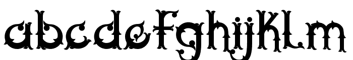 DayAfterEnd Font LOWERCASE
