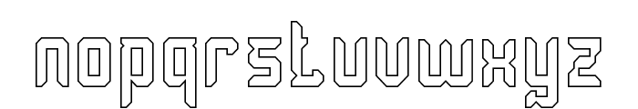 Dayak Shield-Hollow Font LOWERCASE