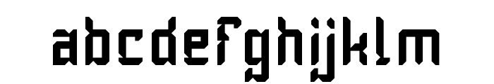 Dayak Shield-Thin Font LOWERCASE