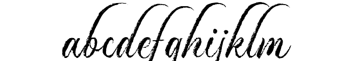 Dayland Font LOWERCASE