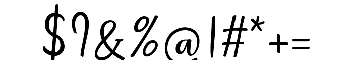 DaylilyScript Font OTHER CHARS