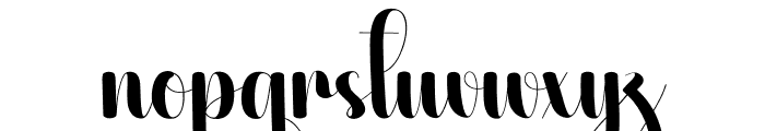 Dayline Font LOWERCASE