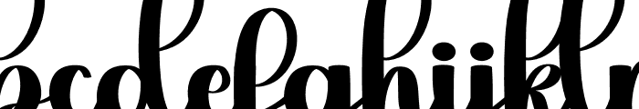 Dayling Font LOWERCASE