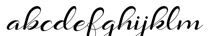 Daysha Font LOWERCASE