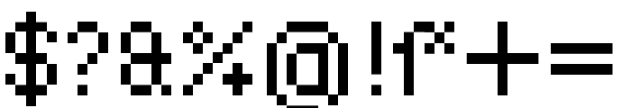 DePixel-Klein Font OTHER CHARS