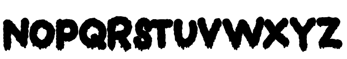 Dead Slime THREE Font LOWERCASE