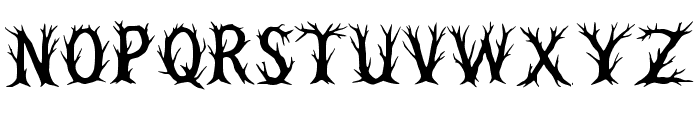Dead Trees By Squeeb Cr Regular Font LOWERCASE