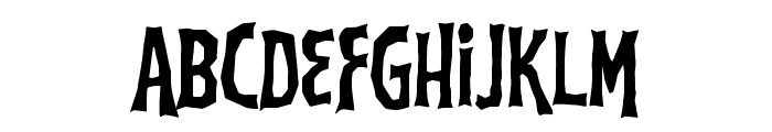 Deadlamp-Regular Font LOWERCASE