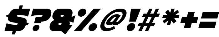 Deadman Italic Font OTHER CHARS