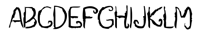 Deadway Font LOWERCASE
