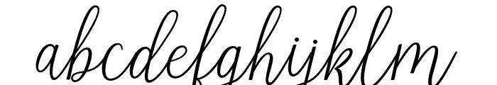 DealichaScript Font LOWERCASE