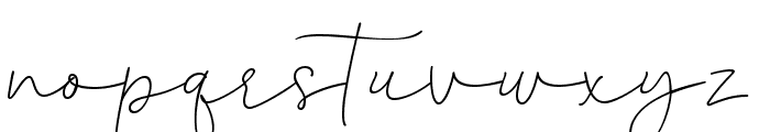 Dealoras Signature Font LOWERCASE