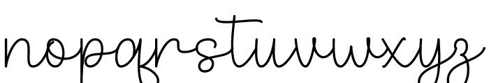 Dear God Handwritten Font LOWERCASE